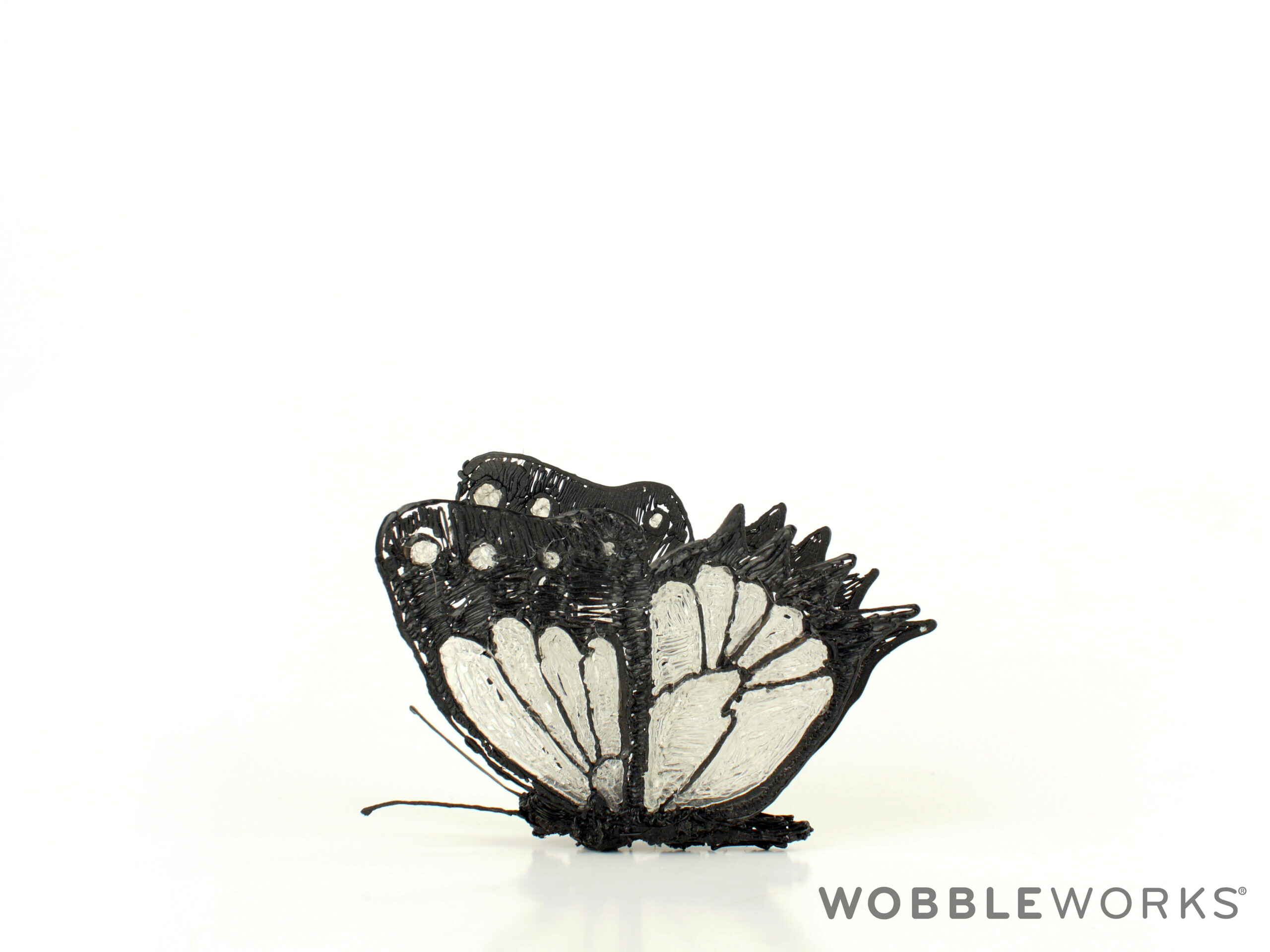3DOODLER BLACK AND WHITE BUTTERFLY