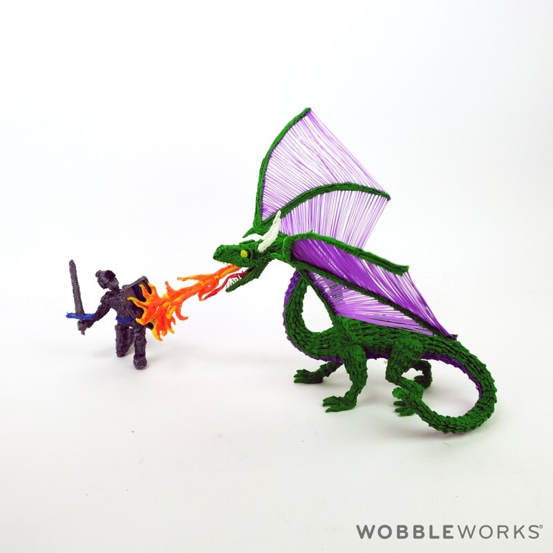 3Doodler Dragon And Knight