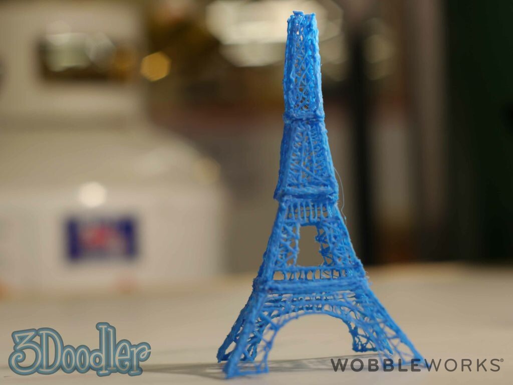 3Doodler Blue Eiffel Tower